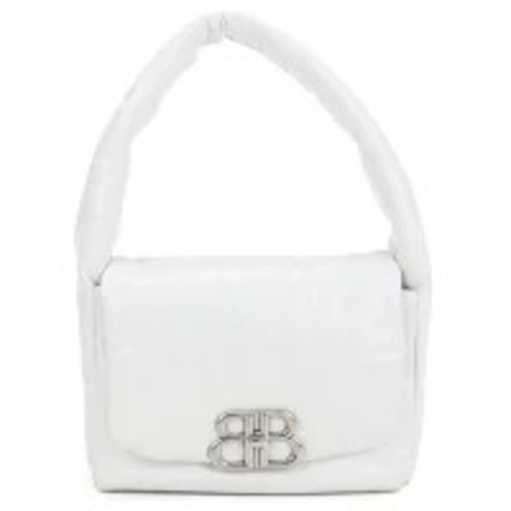 Balenciaga Handbag Monaco Sling Bag Leather White